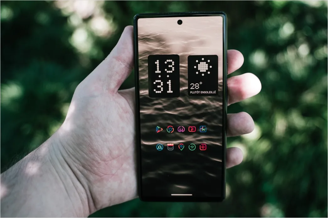 Detail Weather App Forecast Screen Close Up Number 15