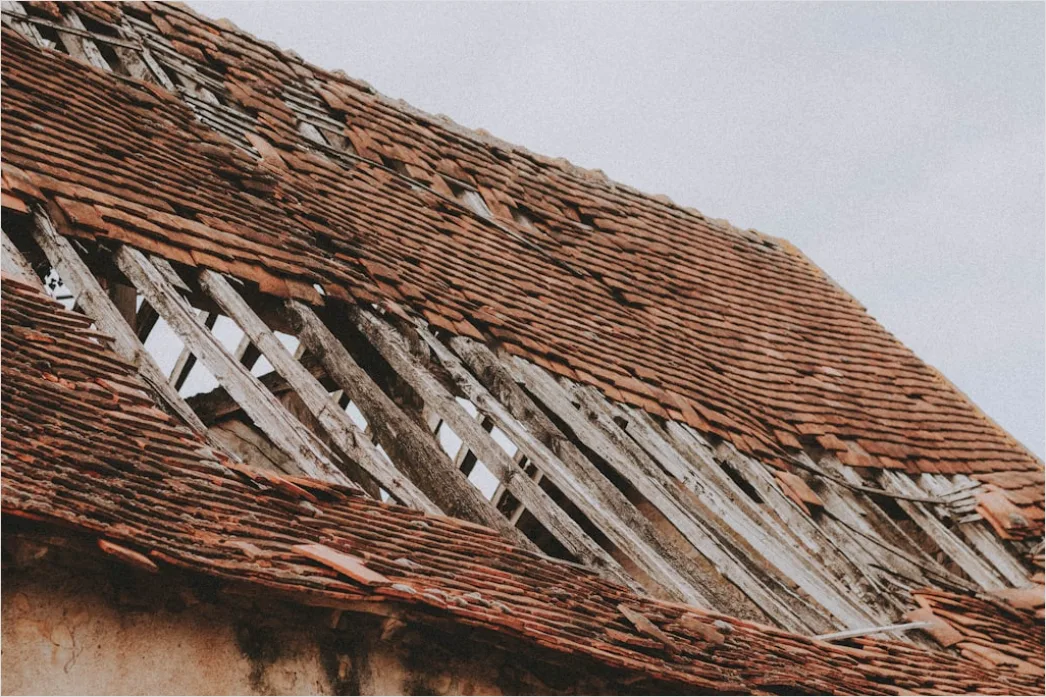 Detail Wind Damage Roof Shingles Missing Number 12