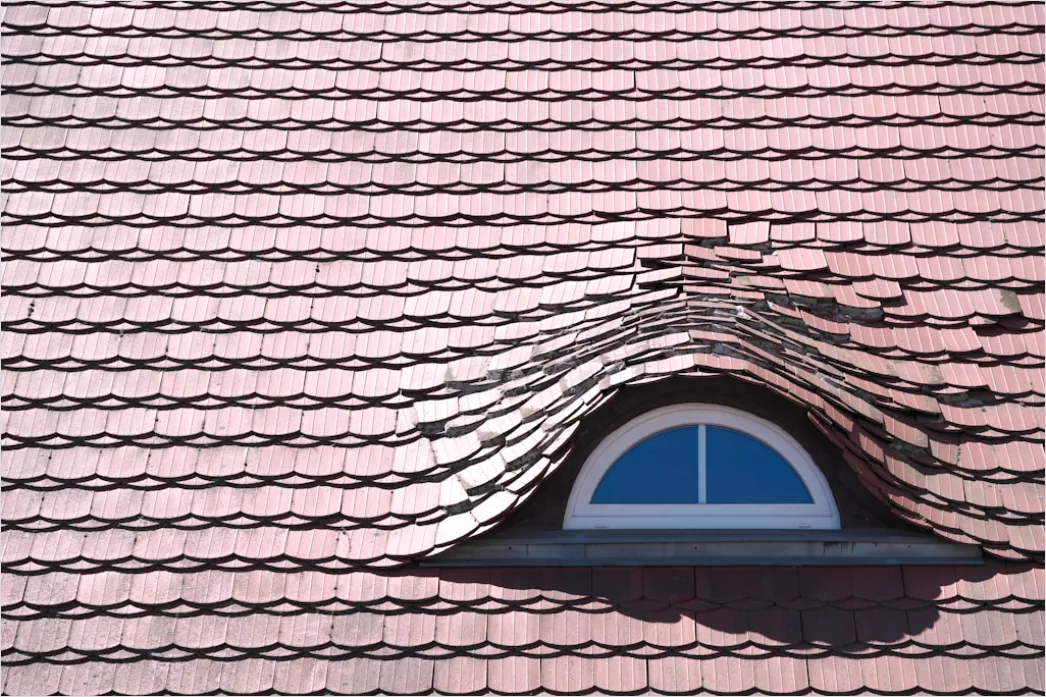 Detail Wind Damage Roof Shingles Missing Number 9